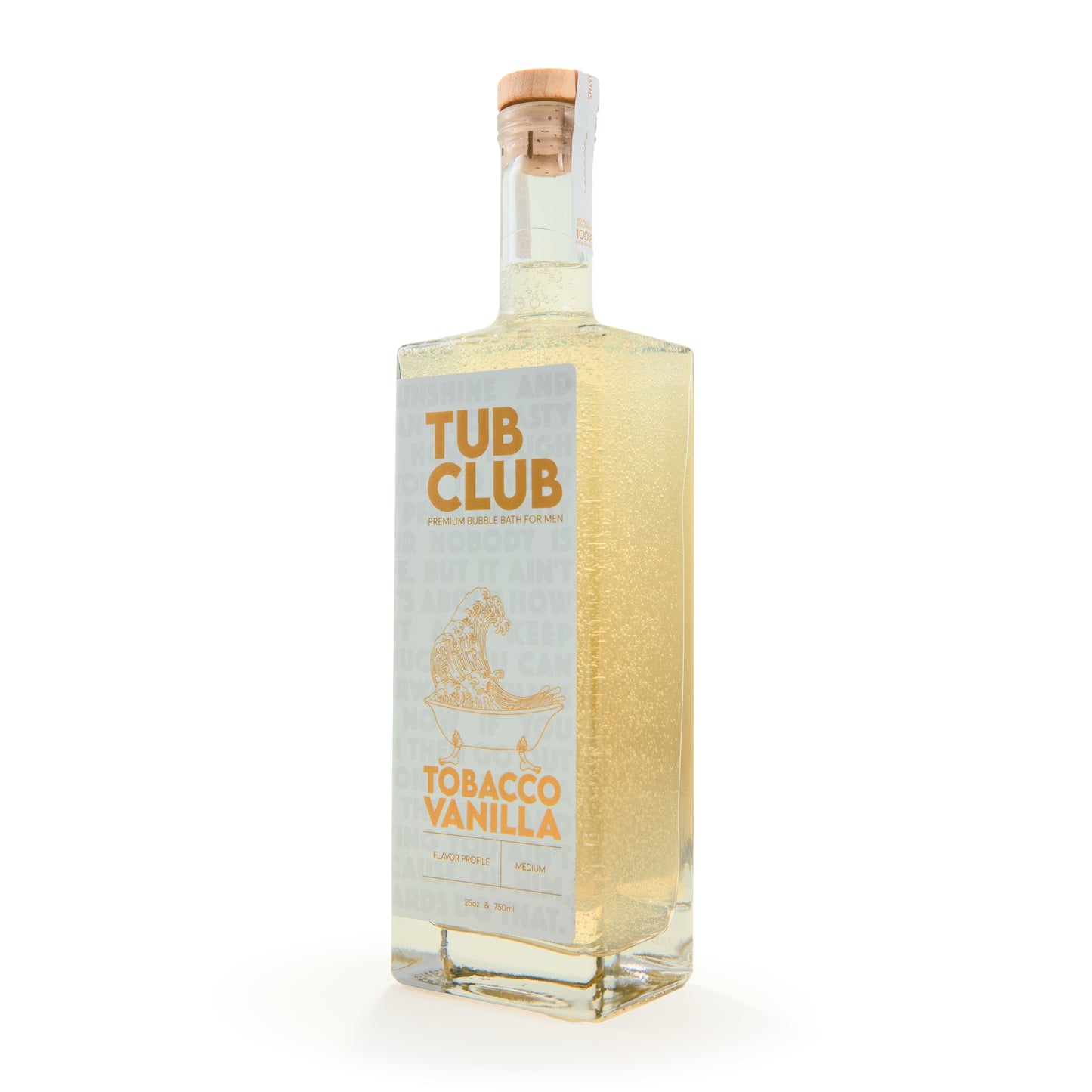tobacco bath & Vanilla Bubble for Men Tobacco and Vanilla Bath Salts Description Indulge in the luxurious blend of our Tobacco and Vanilla Bath Salts Tobacco & Vanilla Bubble Bath